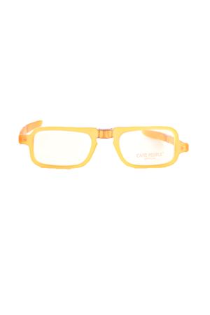 Folding handmade glasses Capri People | PIEG06GIALLOSCURO